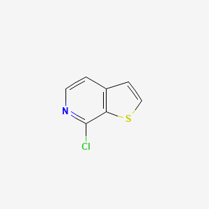 Chemical structure of 7-chlorothieno[2,3-c]Pyridine