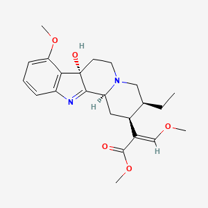 Chemical structure of 7-Hydroxymitragynine