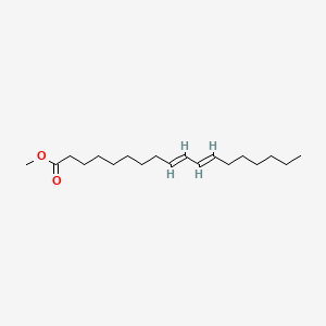 Chemical structure of Methyl 9,11-octadecadienoate, (E,E)-