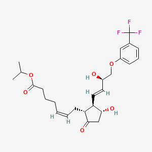 Chemical structure of 9-Keto Travoprost