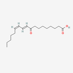 Chemical structure of 9-OxoODE
