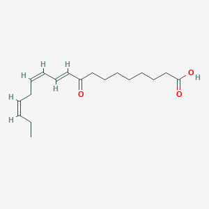 Chemical structure of 9-OxoOTrE