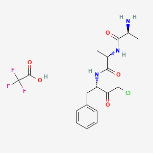 Chemical structure of AAF-CMK (trifluoroacetate salt)