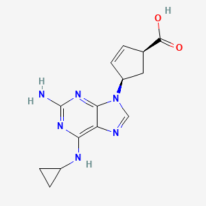 Chemical structure of Abacavir Carboxylate