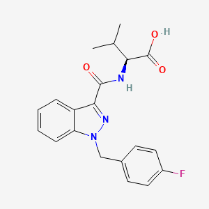 Chemical structure of AB-FUBINACA metabolite 3