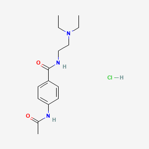 Chemical structure of Acecainide Hydrochloride