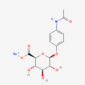 Chemical structure of Acetaminophen Glucuronide (sodium salt)