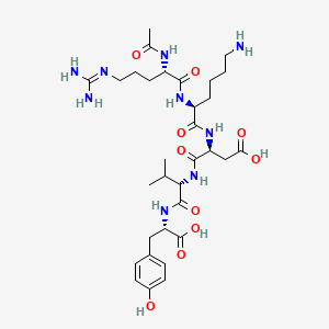 Chemical structure of Acetyl Pentapeptide-1