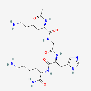 Chemical structure of Acetyl Tetrapeptide-3