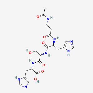 Chemical structure of Acetyl Tetrapeptide-5
