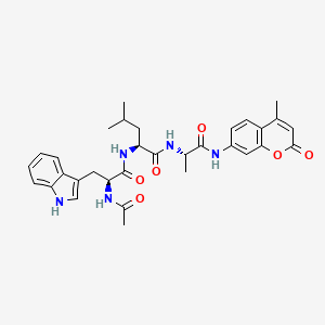 Chemical structure of Ac-WLA-AMC