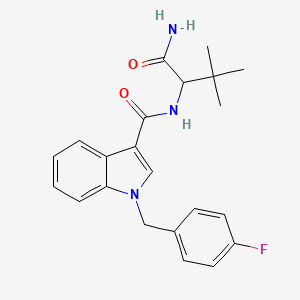 Chemical structure of ADB-FUBICA