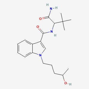 Chemical structure of ADBICA N-(4-hydroxypentyl) metabolite