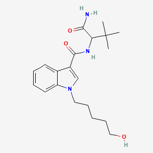 Chemical structure of ADBICA N-(5-hydroxypentyl) metabolite