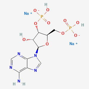 Chemical structure of Adenosine 3',5'-diphosphate (sodium salt)