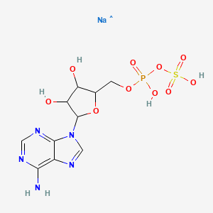 Chemical structure of Adenosine 5'-phosphosulfate (sodium salt)
