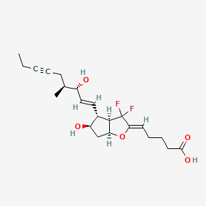 Chemical structure of AFP-07 free acid