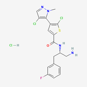 Chemical structure of Afuresertib Hydrochloride