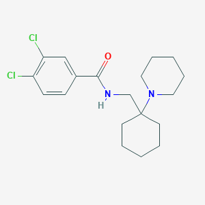 Chemical structure of AH 7959