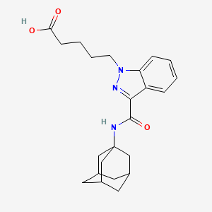 Chemical structure of AKB48 N-Pentanoic Acid