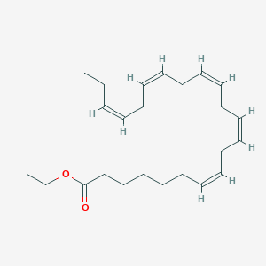 Chemical structure of all-cis-7,10,13,16,19-Docosapentaenoic Acid ethyl ester