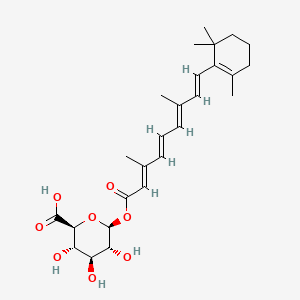 Chemical structure of Retinoyl beta-glucuronide