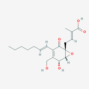 Chemical structure of Ambuic Acid