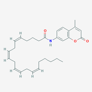 Chemical structure of AMC Arachidonoyl Amide