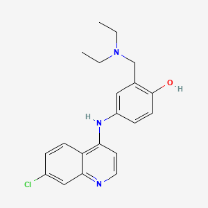 Chemical structure of Amodiaquine