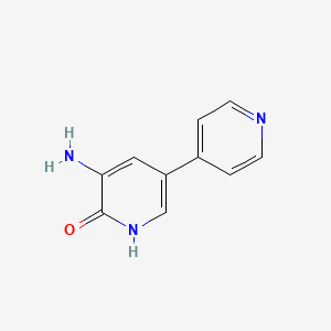 Chemical structure of Amrinone