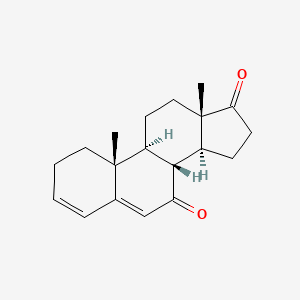 Chemical structure of Androst-3,5-diene-7,17-dione
