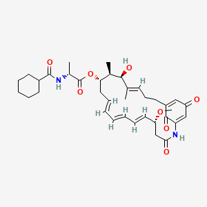 Chemical structure of Ansatrienin A