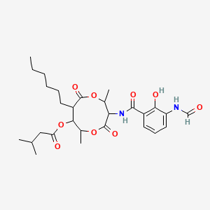 Chemical structure of Animicin A