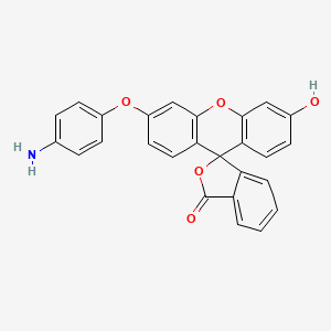 Chemical structure of APF