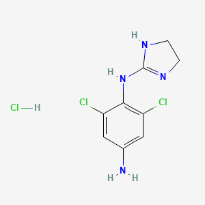 Chemical structure of Apraclonidine Hydrochloride