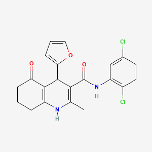 Chemical structure of AR420626