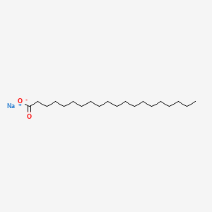 Chemical structure of Sodium arachidate