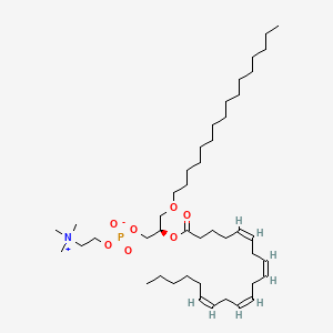 Chemical structure of Arachidonoyl PAF C-16