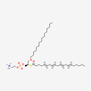 Chemical structure of Arachidonoyl thio-PC