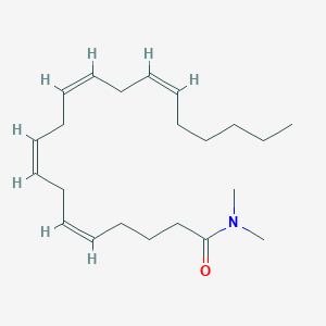 Chemical structure of Arachidonoyl-N,N-dimethyl amide