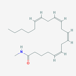Chemical structure of Arachidonoyl-N-methyl amide