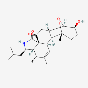 Chemical structure of Aspergillin PZ