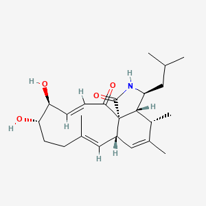 Chemical structure of Aspochalasin D