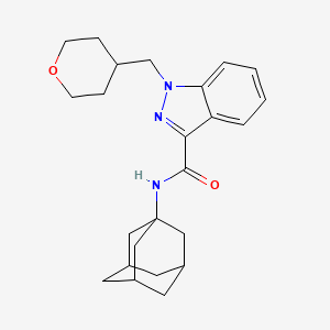 Chemical structure of ATHPINACA isomer 1