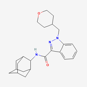Chemical structure of ATHPINACA isomer 2