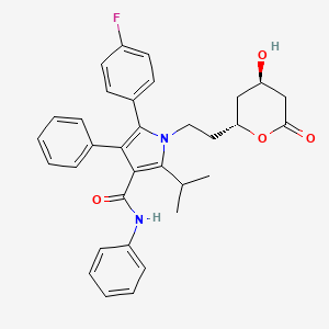 Chemical structure of Atorvastatin lactone