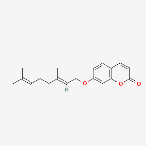 Chemical structure of Auraptene