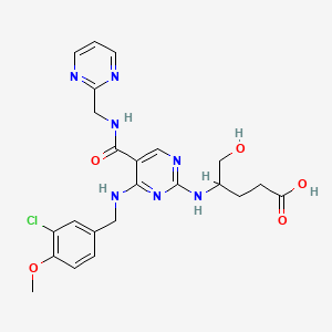 Chemical structure of Avanafil metabolite M16