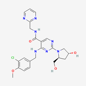 Chemical structure of Avanafil metabolite M4