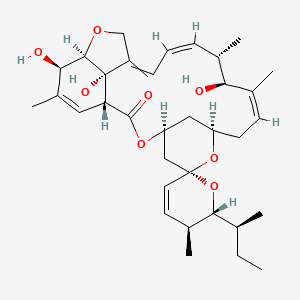 Chemical structure of Avermectin B1a aglycone